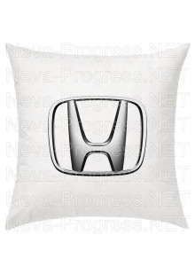Подушка с вышитым логотипом HONDA в салон автомобиля, размер и цвет выбирайте в опциях