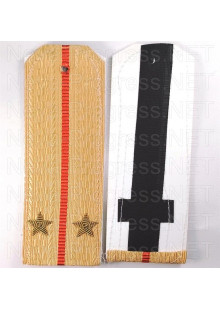 Погоны POGON-KANITEL-159 с вышивкой канителью, цена указана за пару погон