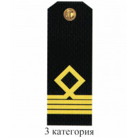 Погоны для курсантов и гражданского персонала Военно-Морского Флота России 3 категории. Цена за пару.