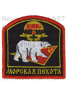 Шеврон Десантно-штурмовой батальон (ДШБ) морской пехоты (оверлок)