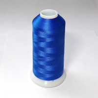 Нитки для вышивки полиэстер цвет синий 3600